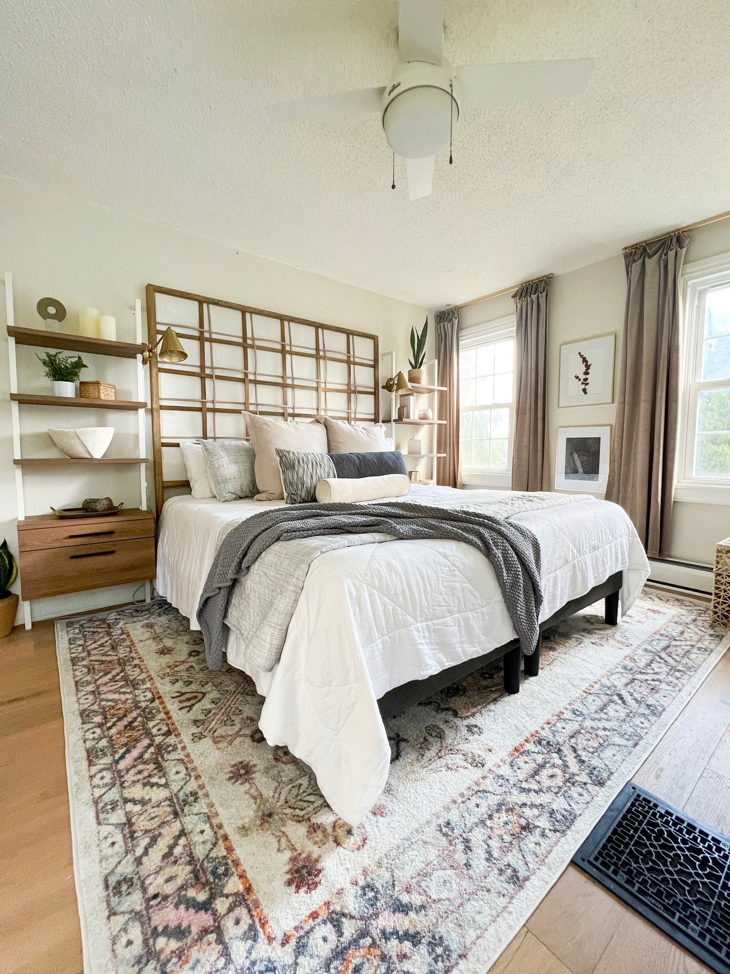 build this WOVEN PLAID HEADBOARD