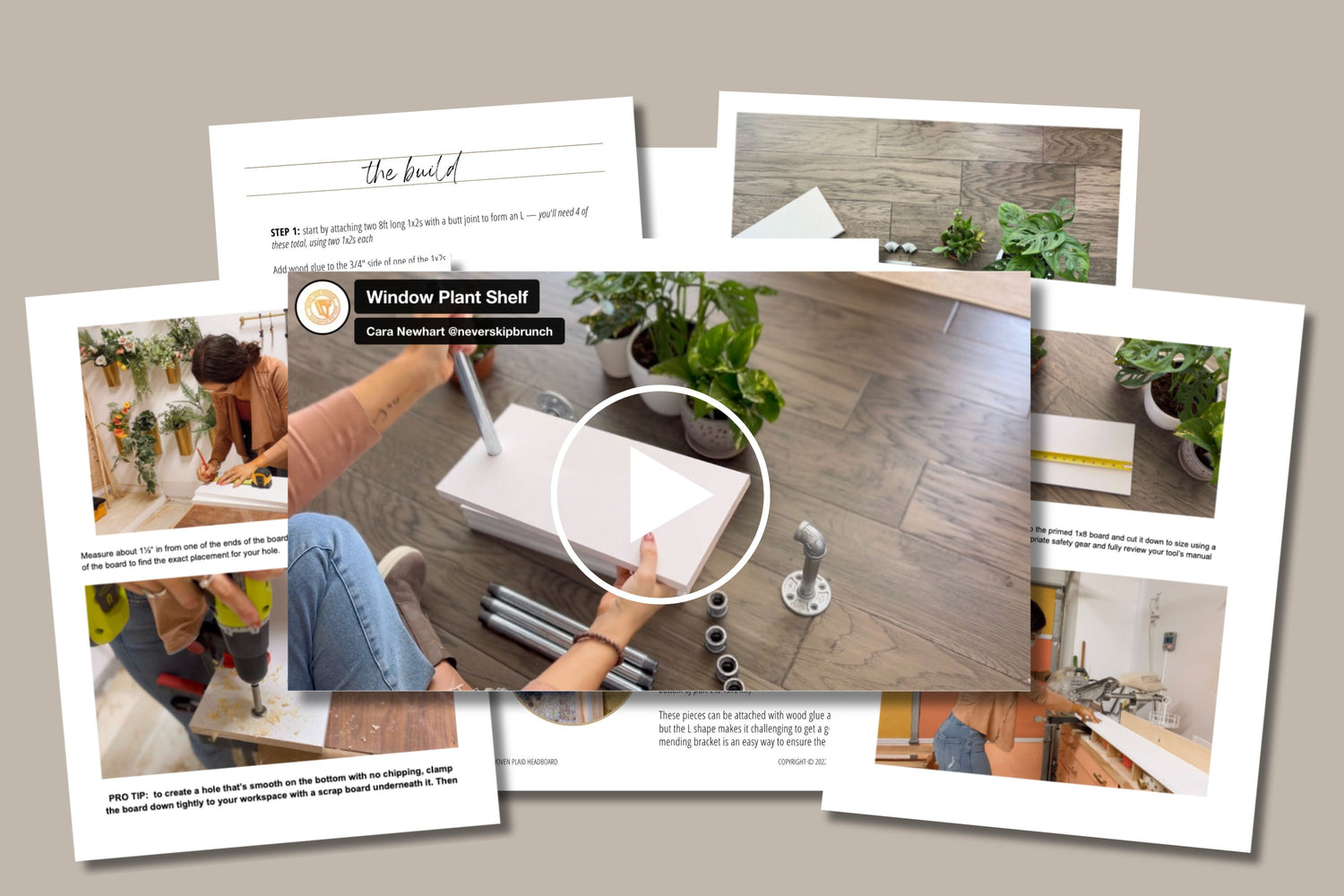 build this PLANT SHELF