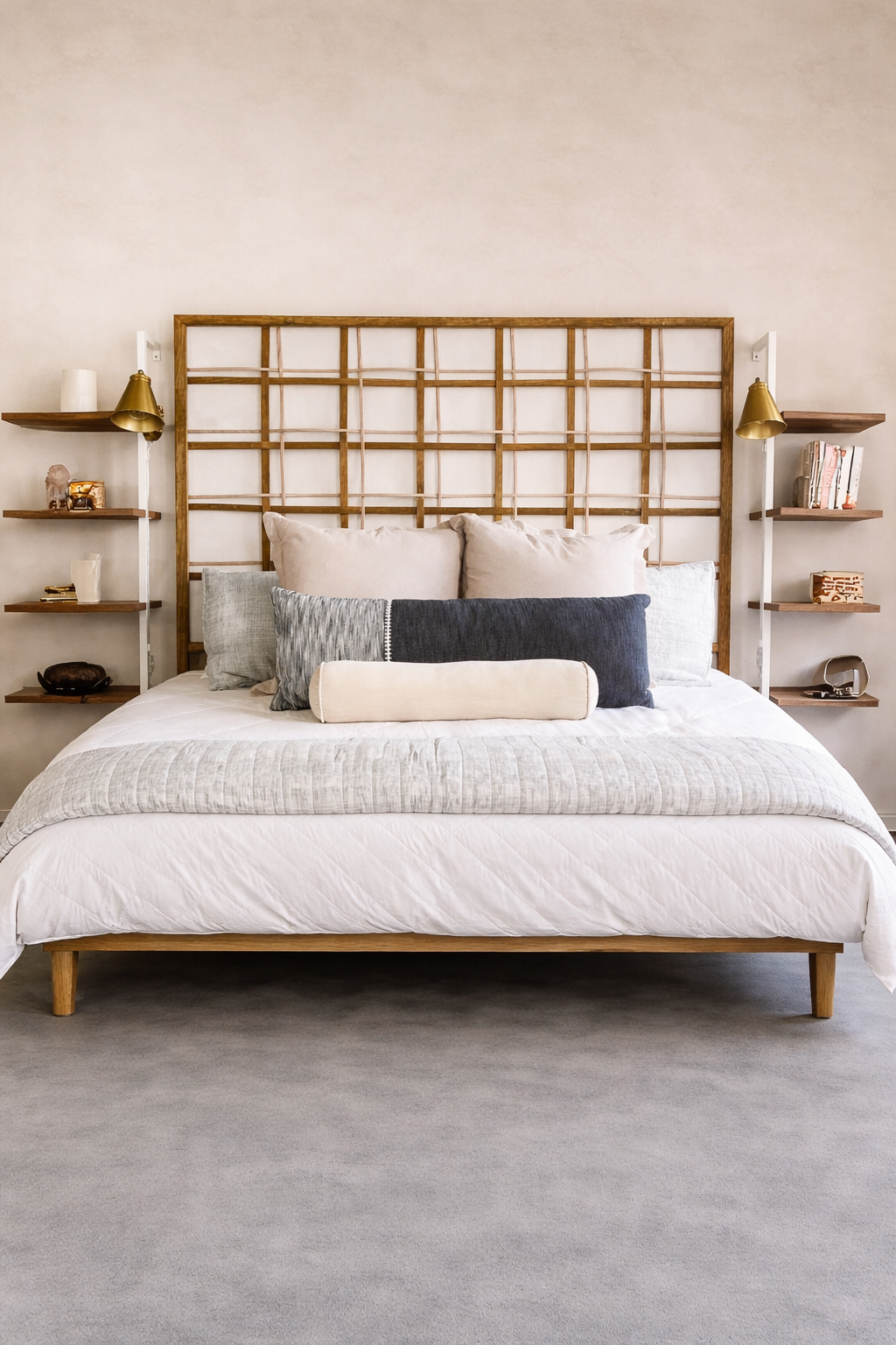 build this WOVEN PLAID HEADBOARD